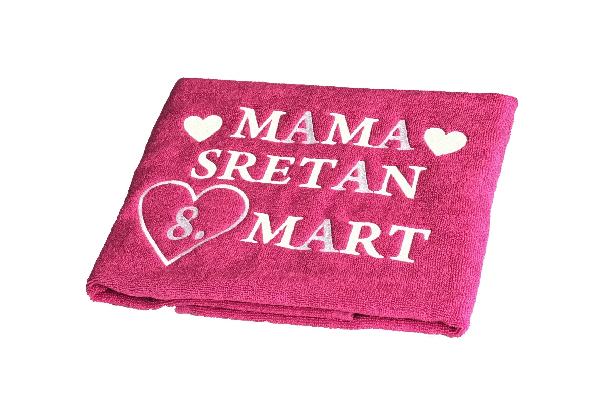 Mama sretan 8. mart latinica 40x80