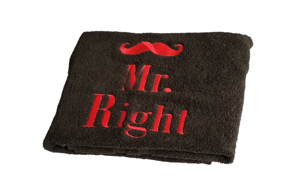 Mr. Right -natpis na latinici 40x80